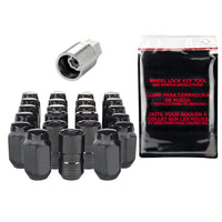 Black Hex McGard Wheel Installation Kit (M14-1.5 Thread Size) Chrome
