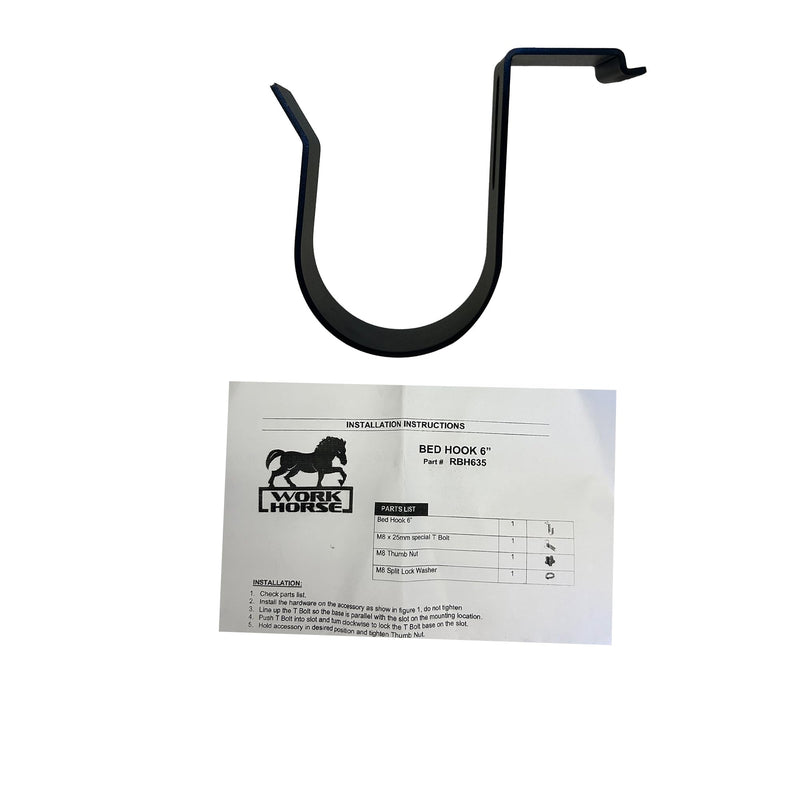 Off Road Black Horse Base K2 Bed Hook RBH635