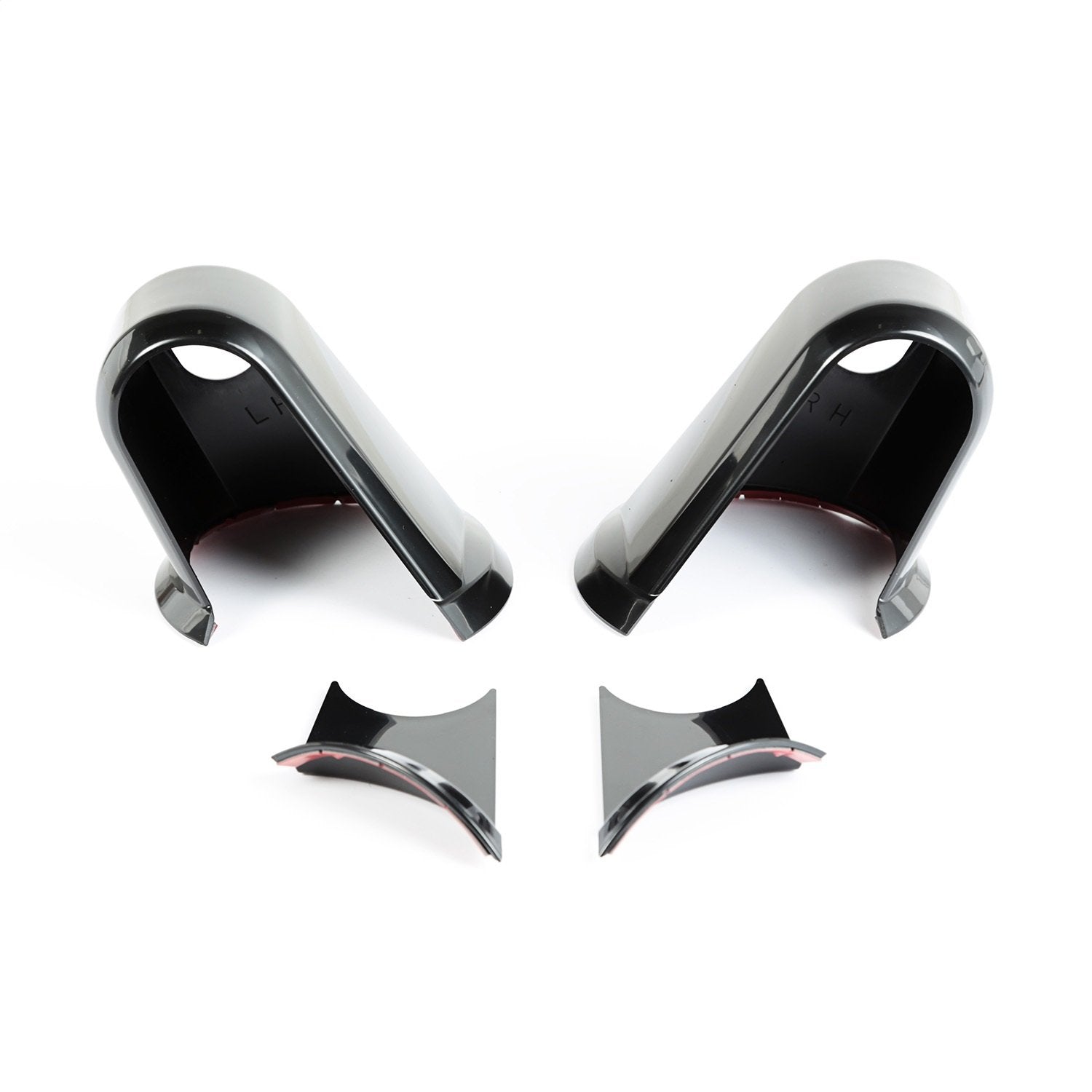Door Mirror Arm Covers, Black, Paintable | Rugged Ridge | 13311.05 | Fits 2007-2018 Jeep Wrangler JK/JKU