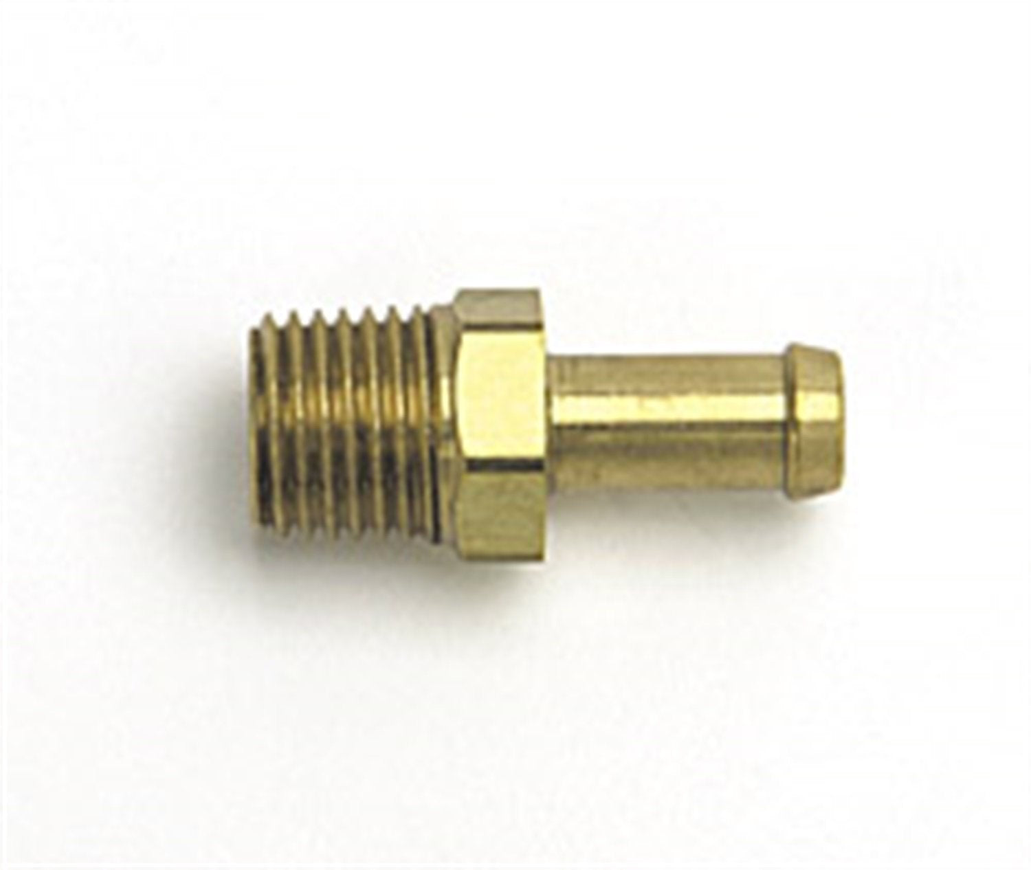 697020 Edelbrock/Russell 1/4" NPT x 8mm Single Barb Manifold Fitting