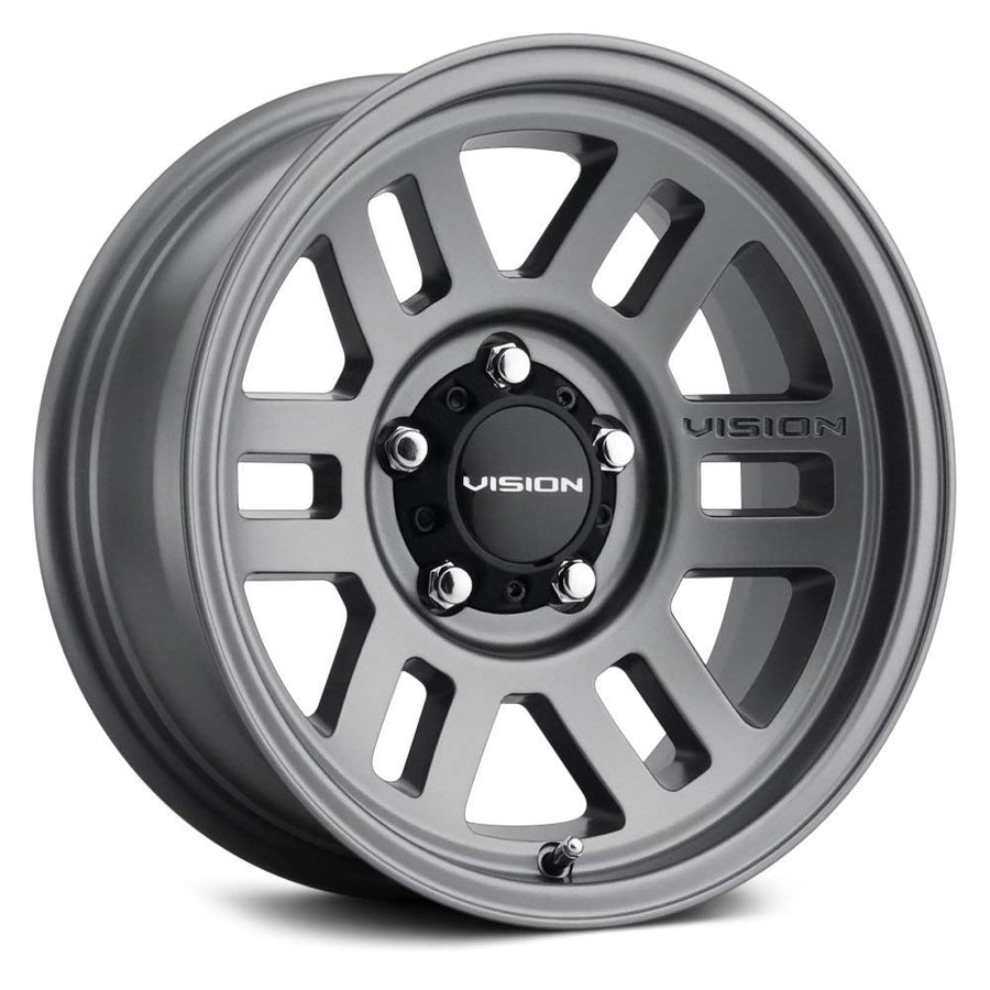 355 Manx 2 Overland Vision 16x8 8x6.5" +0mm Gunmetal Wheel Rim 16" Inch