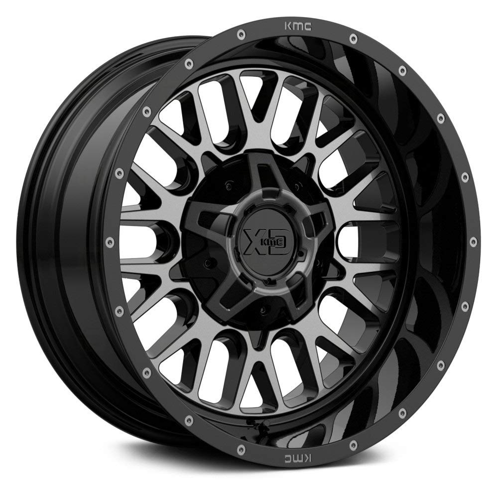 XD 20x9 SNARE XD842, Bolt Pattern: 5x5/5.5, Offset: 0, GLOSS BLACK GRAY TINT, set of 1