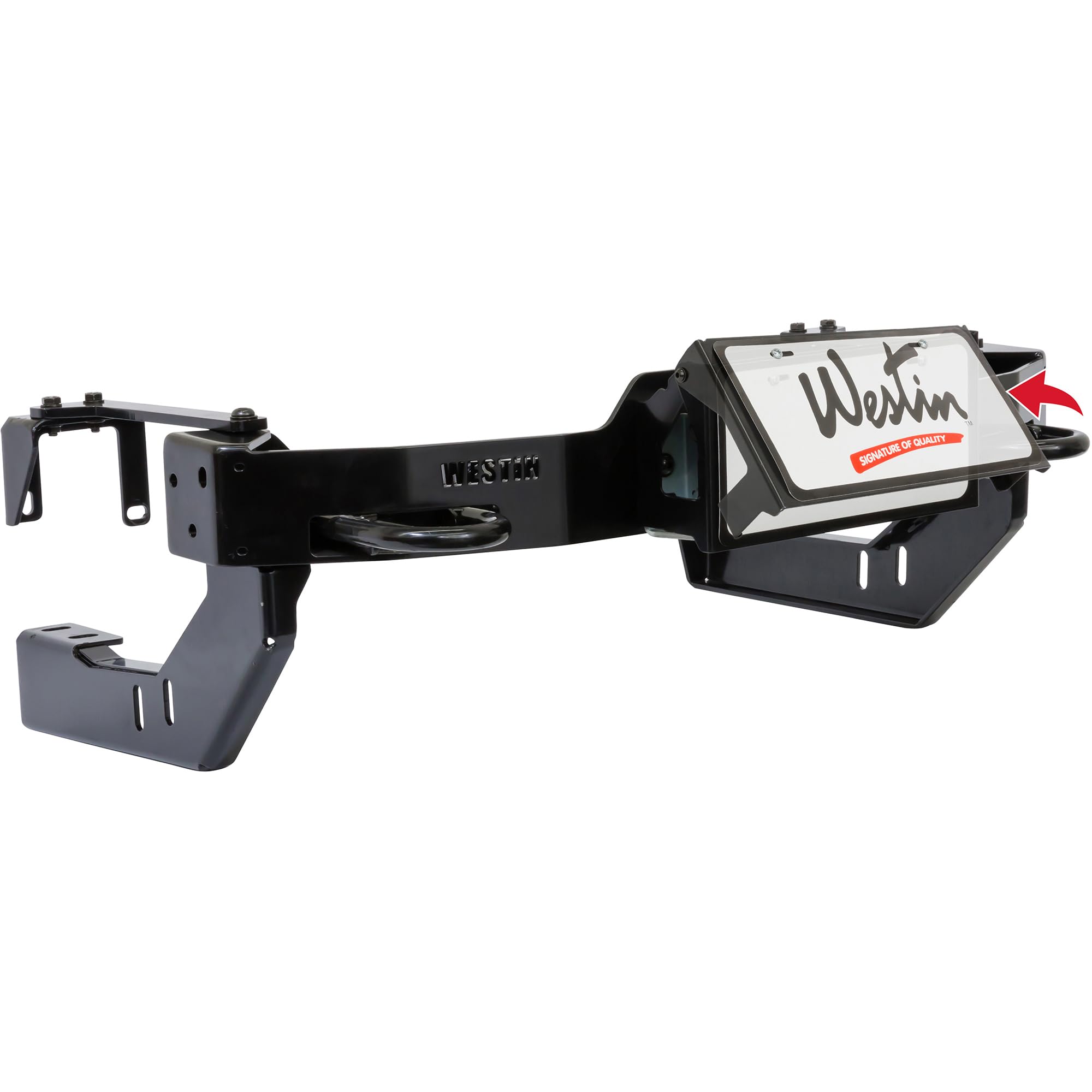 Winch Mount License Plate Relocator Westin 46-20055 Use with Roller Fairlead Winches