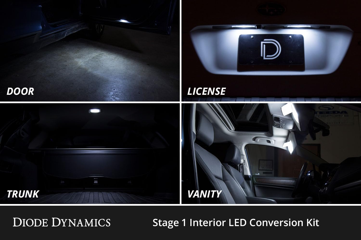 Diode Dynamics interior bulb pack LED compatible with Chevrolet Suburban 2007-2014, Stage 1
