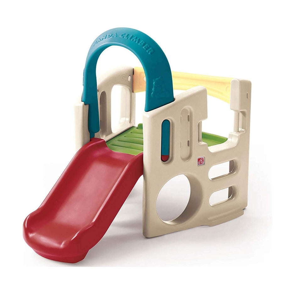 Panda Climber Step2 | Outdoor Toddler Activity Playset, Tan/Red/Yellow/Blue