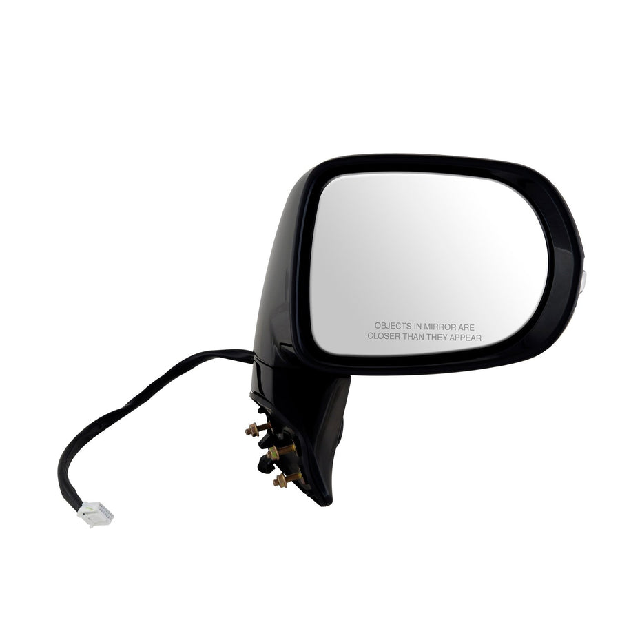 Fit System Mirror Passenger Side for Lexus RX350, RX450h, Canada & Japan Built, Black, PTM, w/Turn Signal, Memory, Puddle lamp, Power Folding, w/o auto dimming, w/o Blind spot Detection, Heated Power