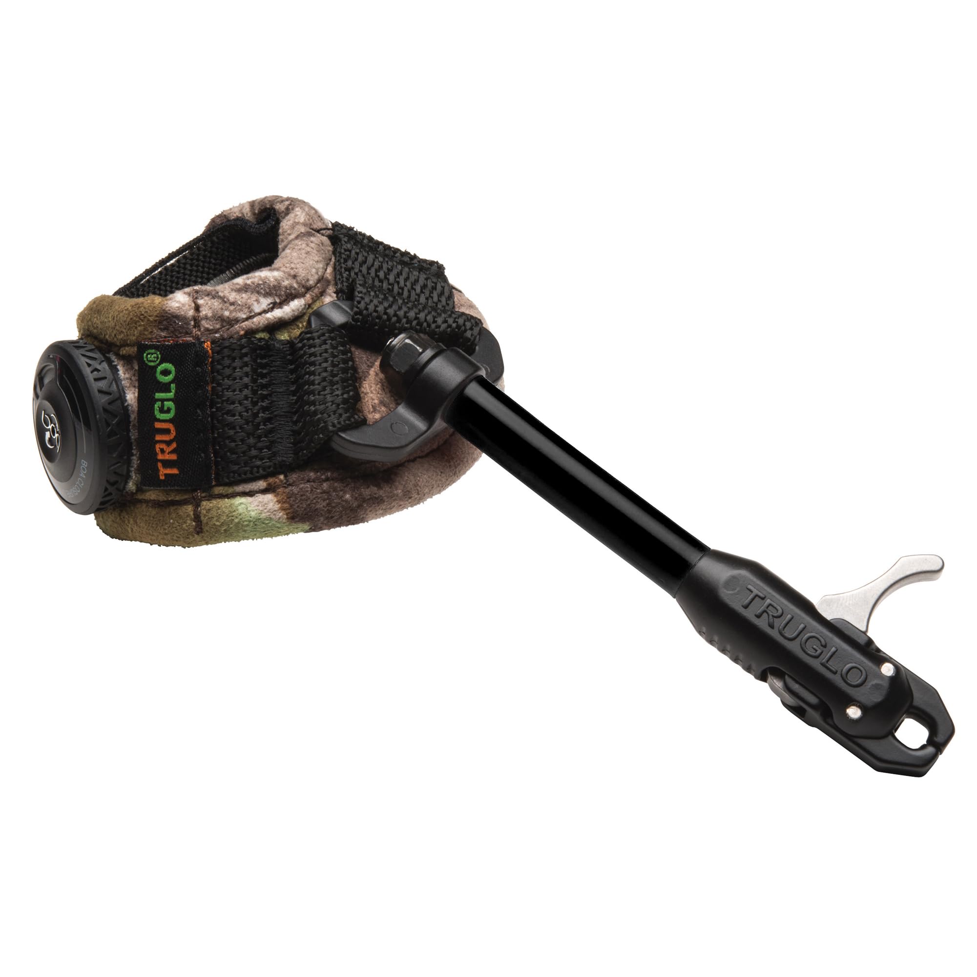 SPEED-SHOT TRUGLO XS Dual-Jaw Archery Release, Realtree APG Camo BOA Strap, Standard