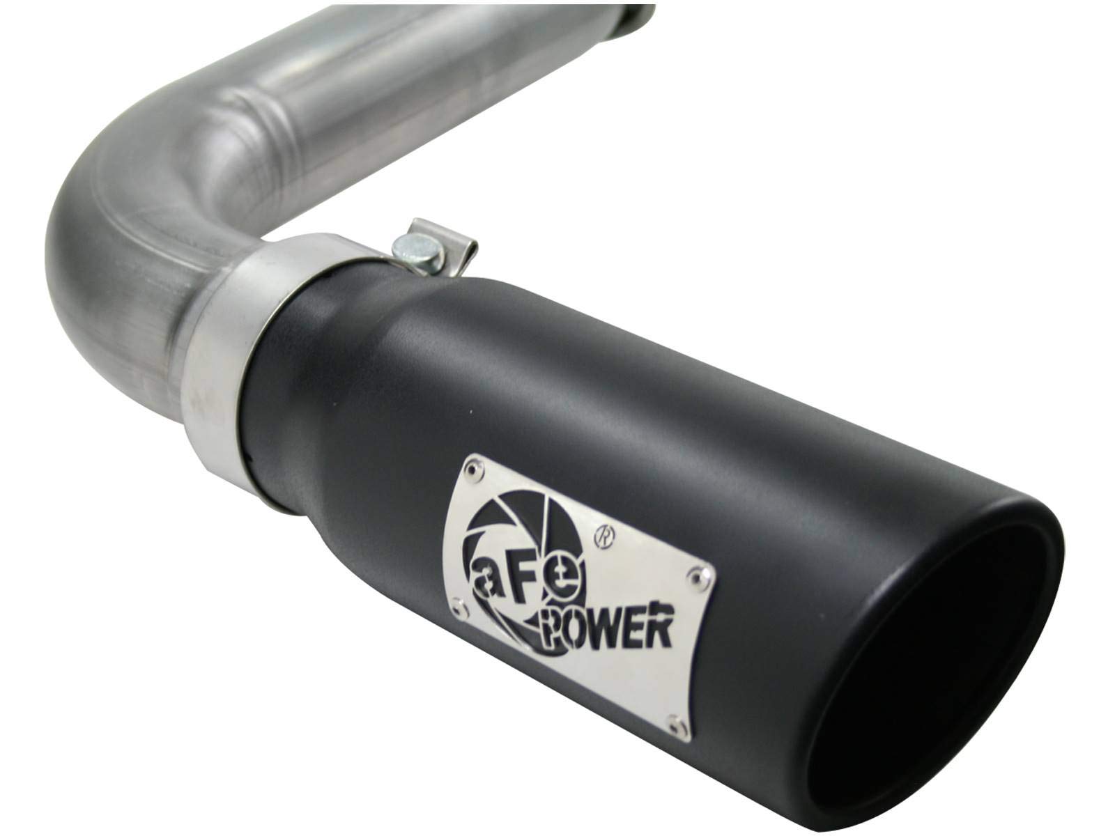 MACH Force XP aFe 49-43043-B Stainless Steel Cat-Back Exhaust System with Black 3" Tip for Ford F-150 V8 4.6/5.4L