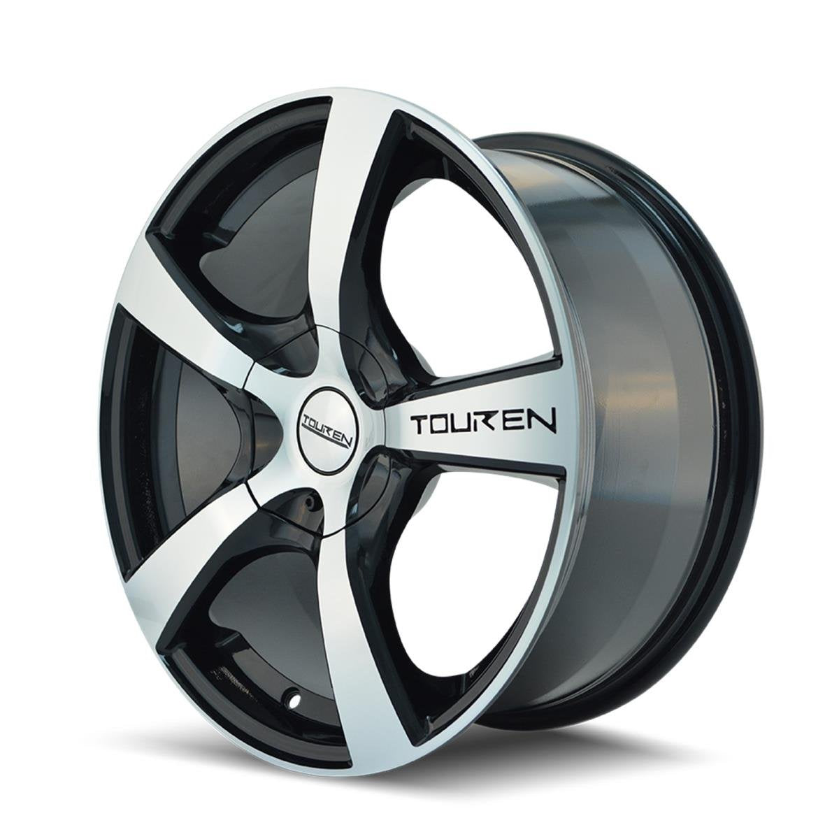 18x8 TR9, Bolt Pattern: 5x5/, Offset: 40, BLACK/MACHINED FACE/MACHINED LIP, set of 1
