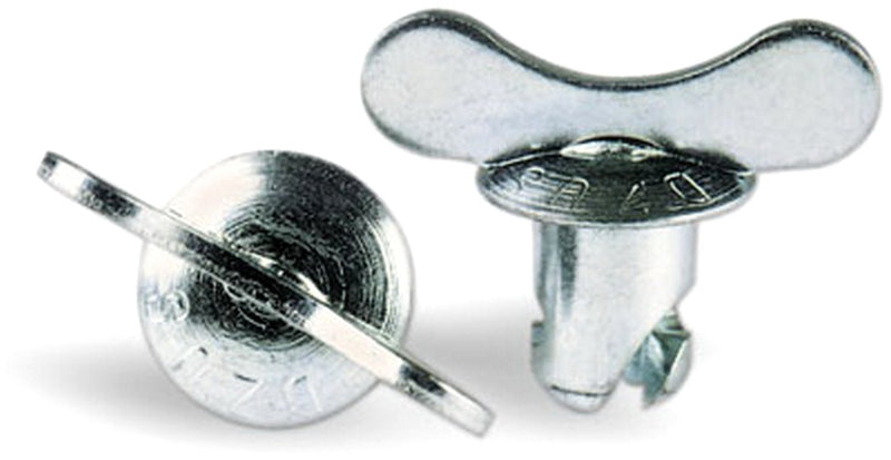 Winged Moroso 71260 Quick Fastener, 7/16" x .400"L, Steel, Silver