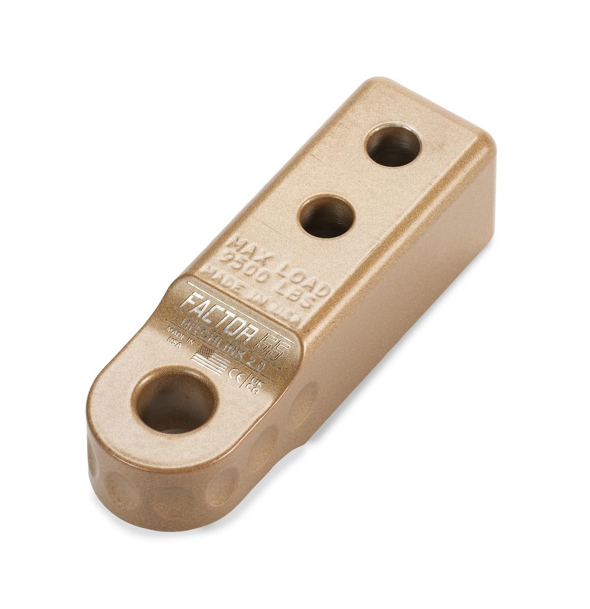 Hitchlink 2.0 Factor 55 00020-92 Rated at 9500 lb Ultimate Failure at 51,000 lb Convert Your Vehicles Hitch Receiver into a Recovery Point – Ideal for 4x4 Off Road Adventures Bronze