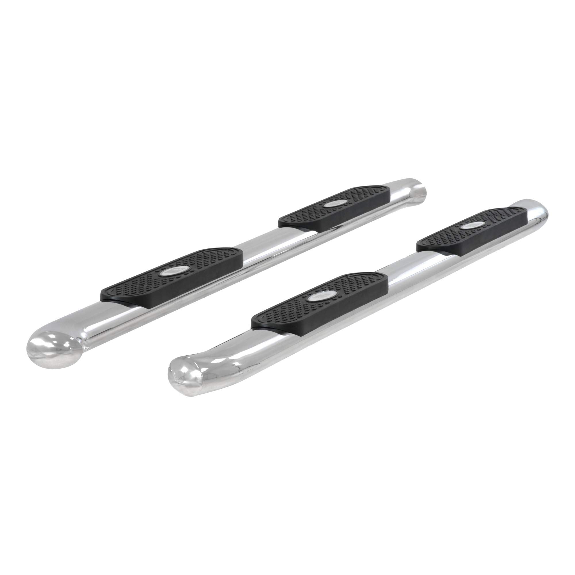 4-Inch Oval Polished Stainless Steel ARIES Nerf Bars, Select Toyota Tundra