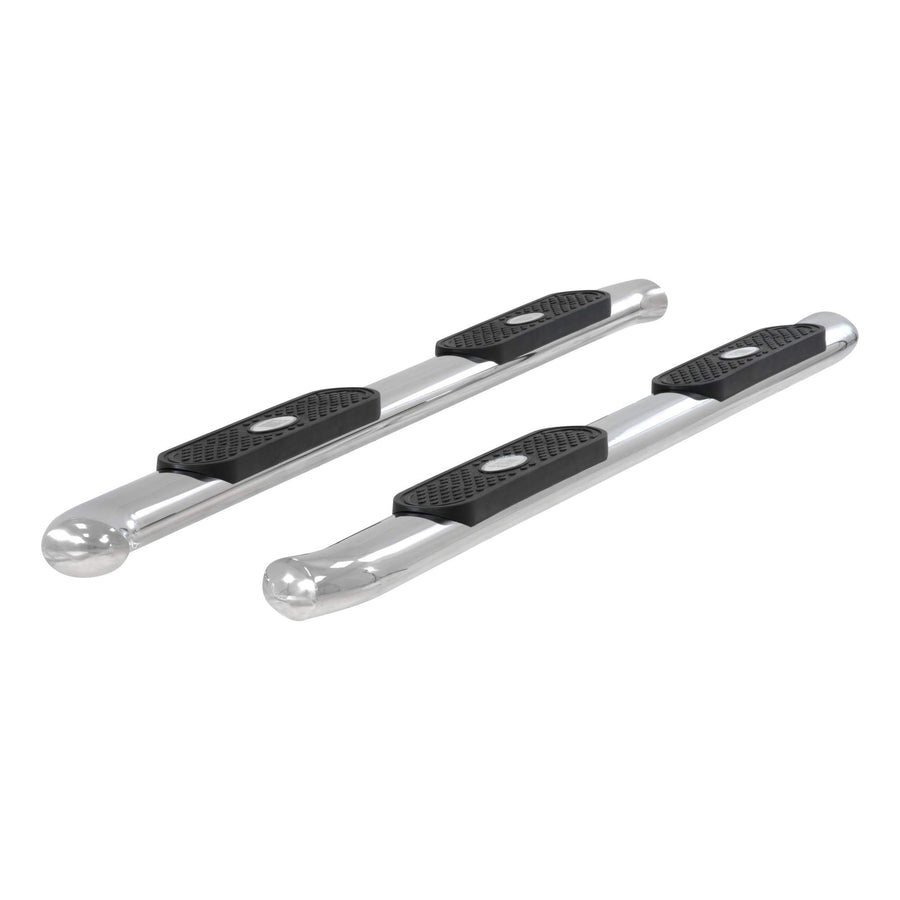 4-Inch Oval Polished Stainless Steel ARIES Nerf Bars, Select Toyota Tundra