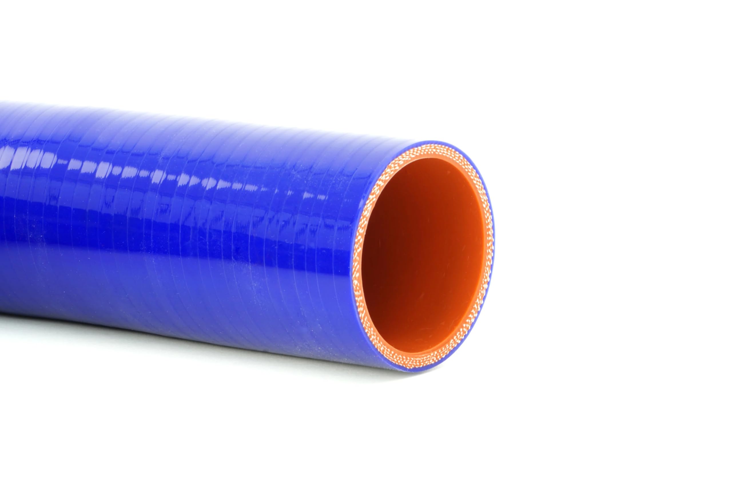 High Temperature HPS HTSEC135-400-BLUE 135 Degree 4-Ply Reinforced Silicone Elbow Coupler Hose, 4" (102mm) ID, 5 mm Wall Thickness, 5" Leg Length on each side, Blue