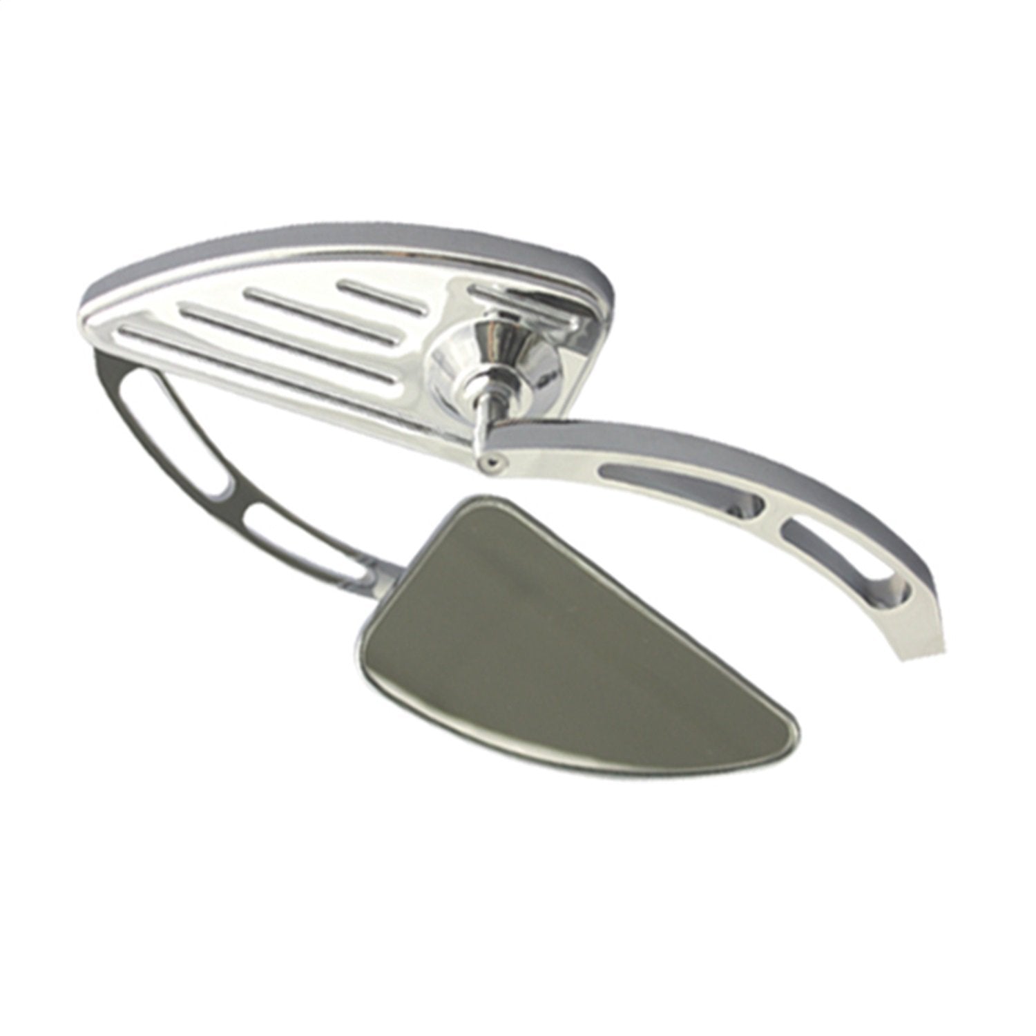 Chrome CIPA Motorcycle Quarter Moon Mirror Kit