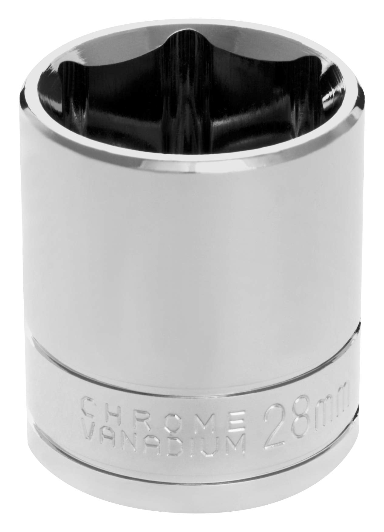 W32228 Performance Tool 1/2 Drive 28mm 6 Point Chrome Vanadium Socket