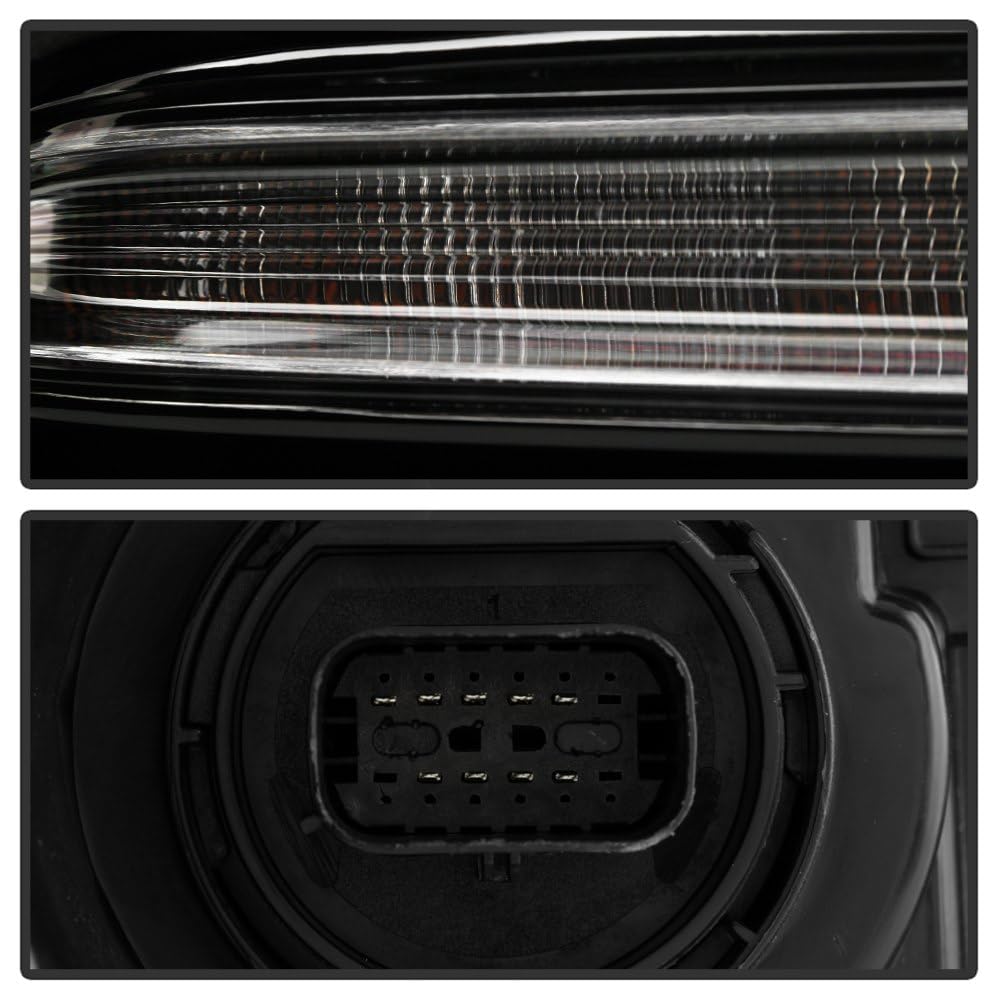 Dodge Charger 2015-23 Spyder (POE) w/LED DRL Xenon HID Assembly Headlight (No Side Logo) - Low/High Beam-D3S(Included) (Ballast Included Panasonic Type Ballast) ; Signal-LED - OE Right