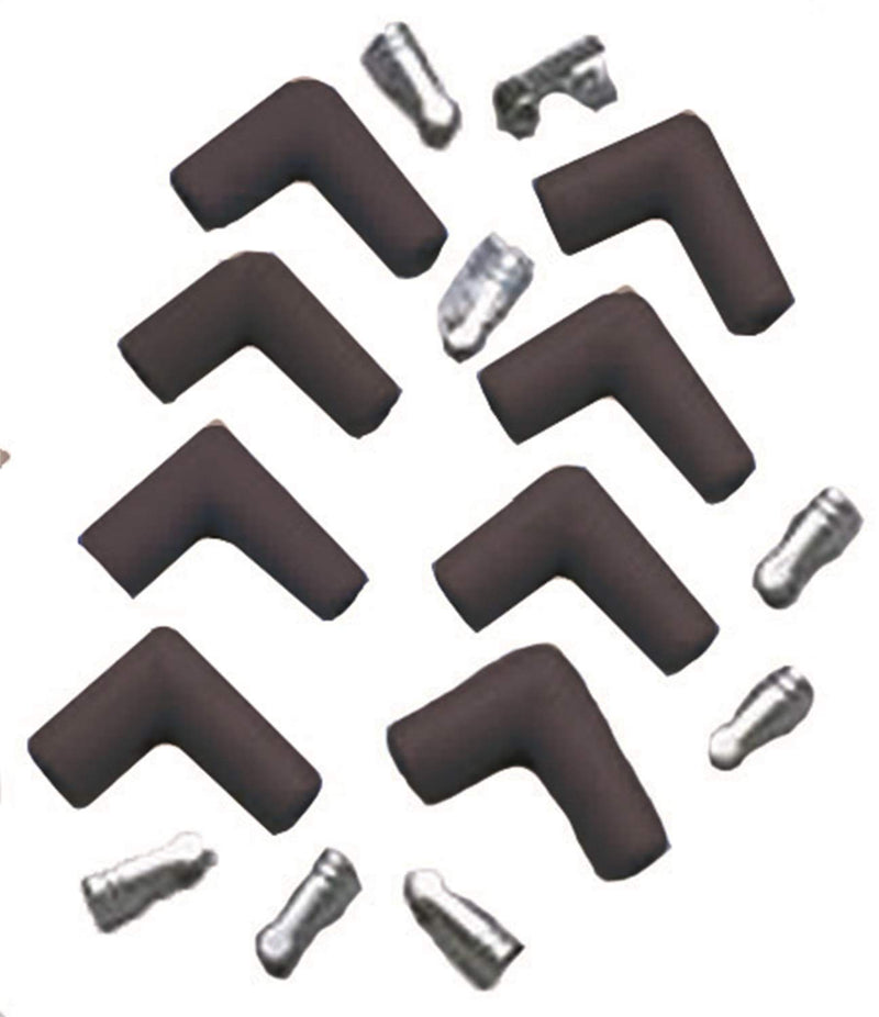90° Spark Plug Boot and Terminal Kit Taylor 46001 Black
