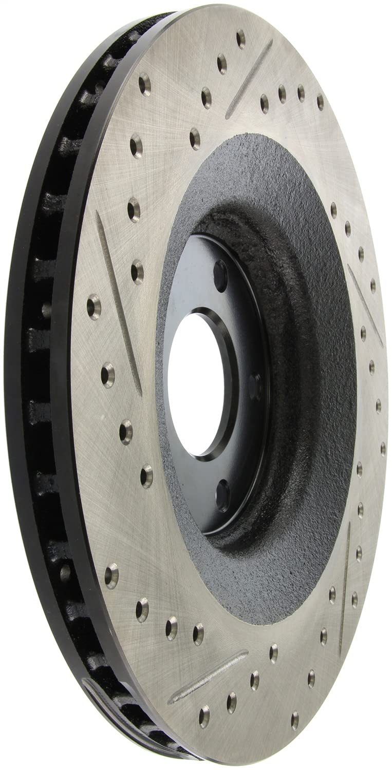 Sport Drilled/Slotted Brake Rotor StopTech 127.63072L (Front Left), 1 Pack