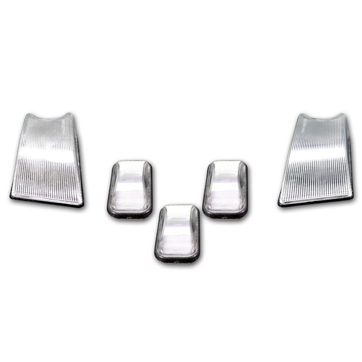 2002-2006 Hummer H2 / AM General Recon 264160CL Clear Cab Roof Lights (10-Piece Set)