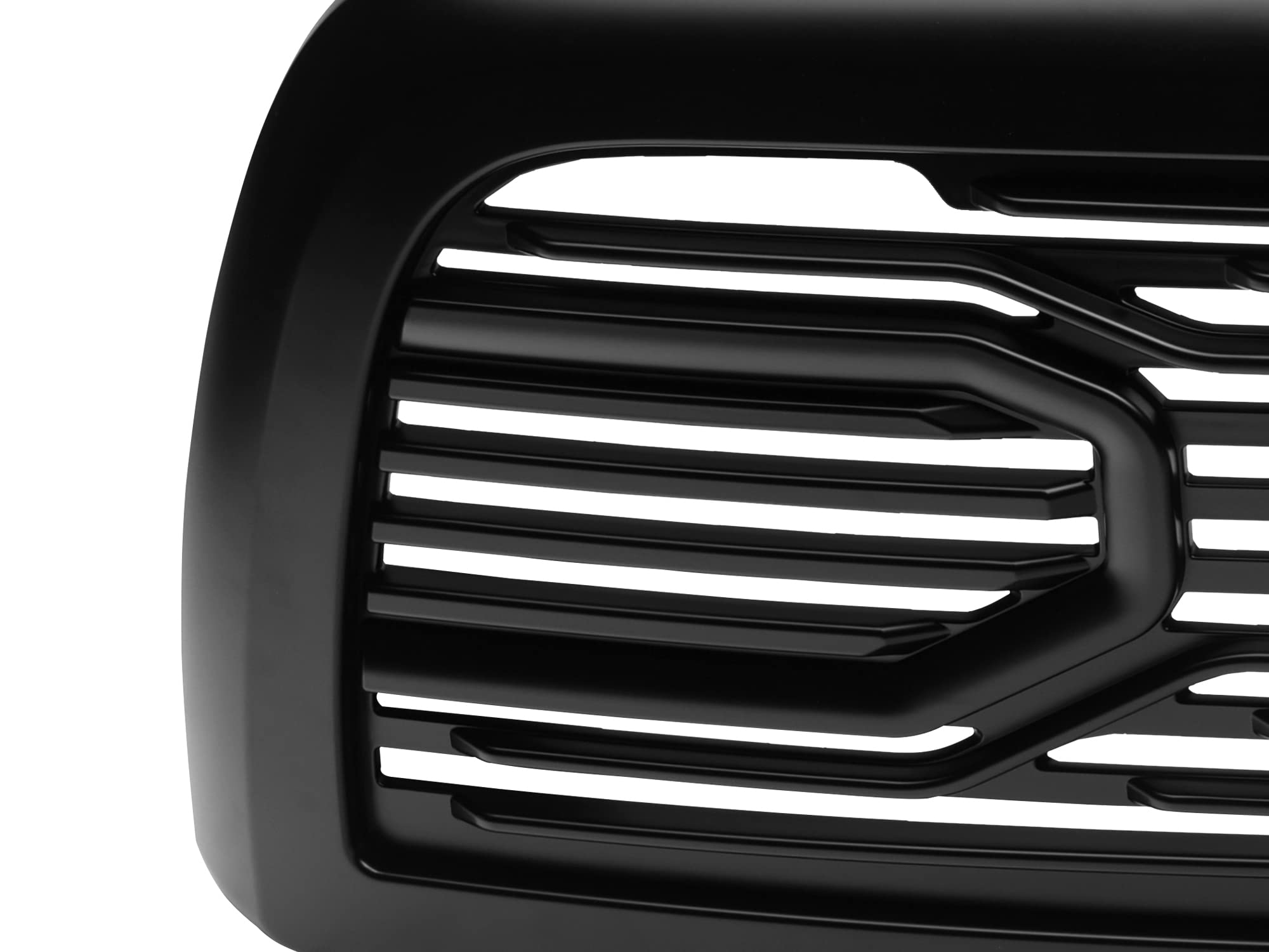 Big Horn Armordillo USA 7178410 Horizontal Front Hood Grille - Matte Black Fits 2010-2018 Dodge Ram 2500/3500/4500