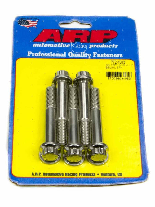 772-1013 Autoracing Products S/S Bolt Kit - 12pt. (5) 10mm x 1.5 x 65mm