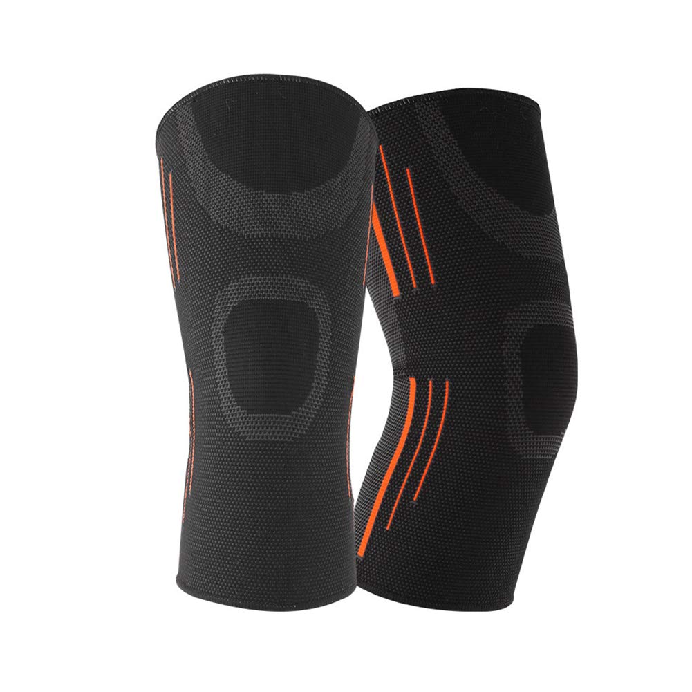 Knee Pads Kathleen0 Men Women Support Fitness Squats ycling Elastic Injury ompression Sleeves Brace Sports Running Breathable Training Joint Pain(XLBlack)