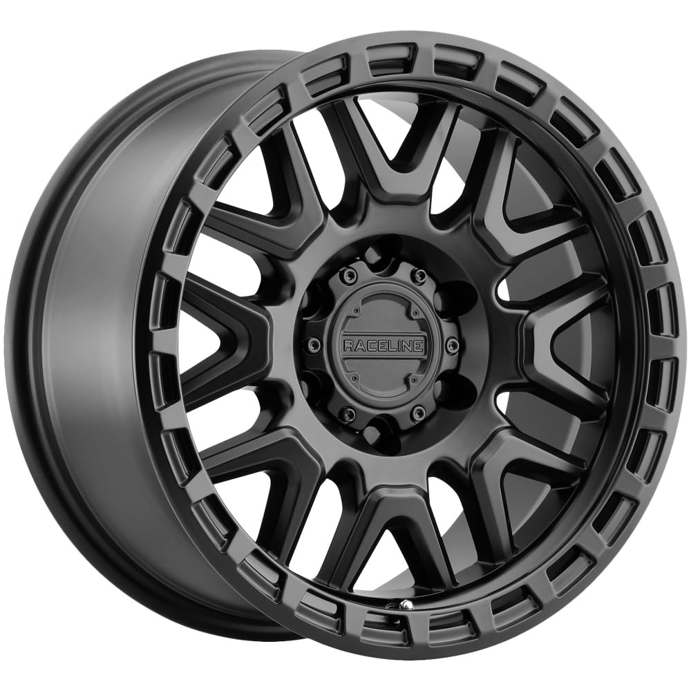 953B Raceline Wheels KRANK Satin Black Wheel (17 x 9. inches /5 x 127 mm, -12 mm Offset)