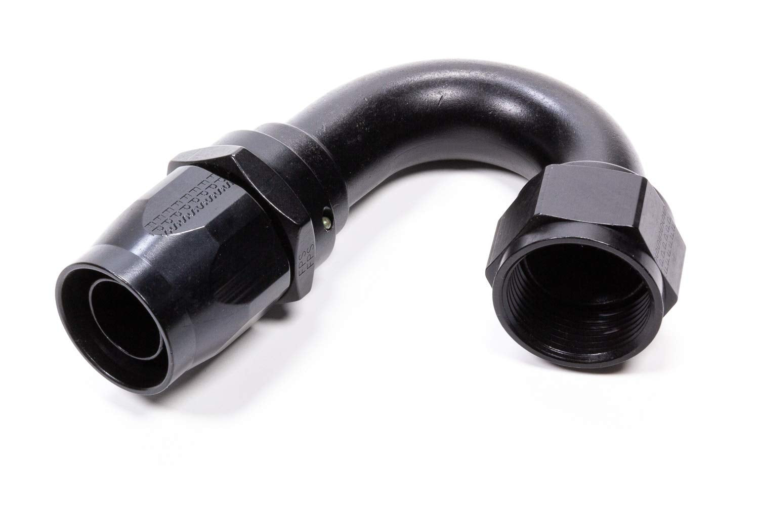 Fragola 150 Degree Power Flow 3000 Series Bent Tube Hose End, -16 an - Black