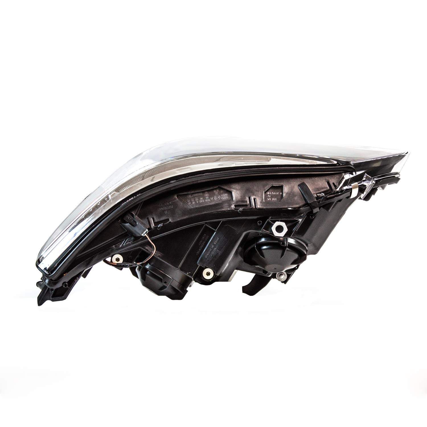 Left TYC Headlight Assembly Compatible with 2004-2007 BMW 5 Series