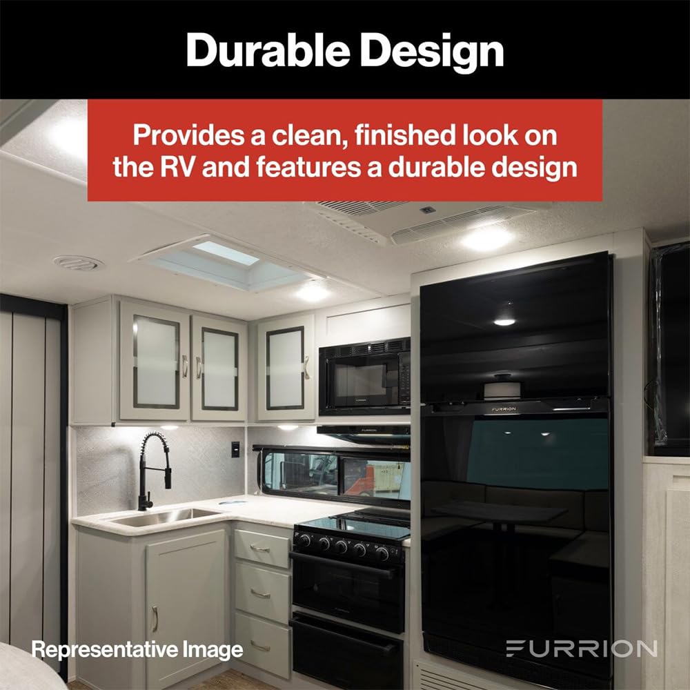 Furrion 18.1" x 16.1" Retrofit Black Door for Tankless RV Water Heating System FWH41EA-BL-AM