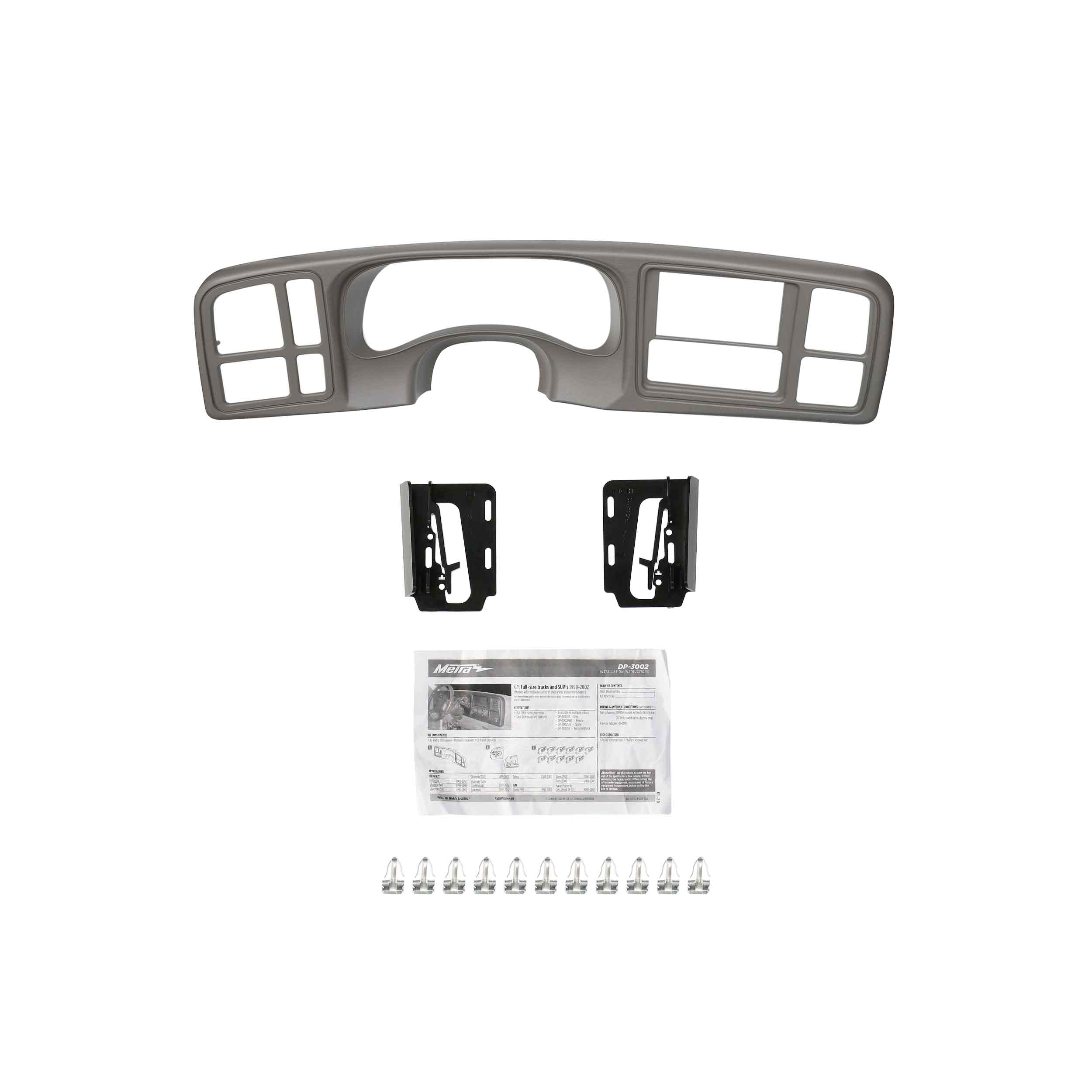 GM Full-Size Trucks and SUVs METRA - 1999-2002 - Shale (DP-3002SHL)
