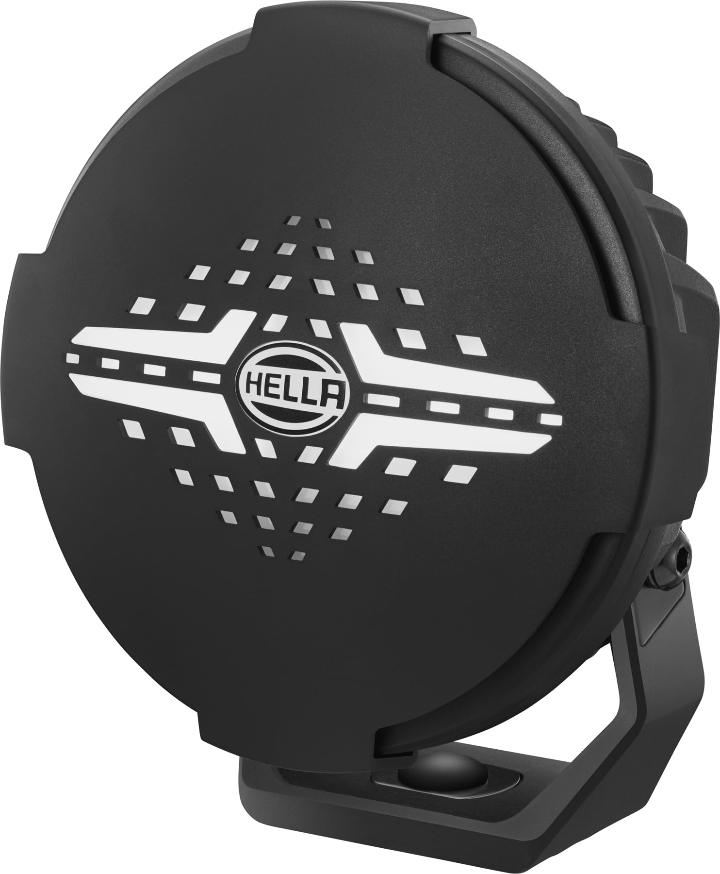 Hella 6-Inch Round Blade LED Off-Road Auxiliary Light Kit – 8,500 Lumens, 2 Lights & Covers for Cars, Trucks, SUVs & ATVs (358228801) | 2-Pack