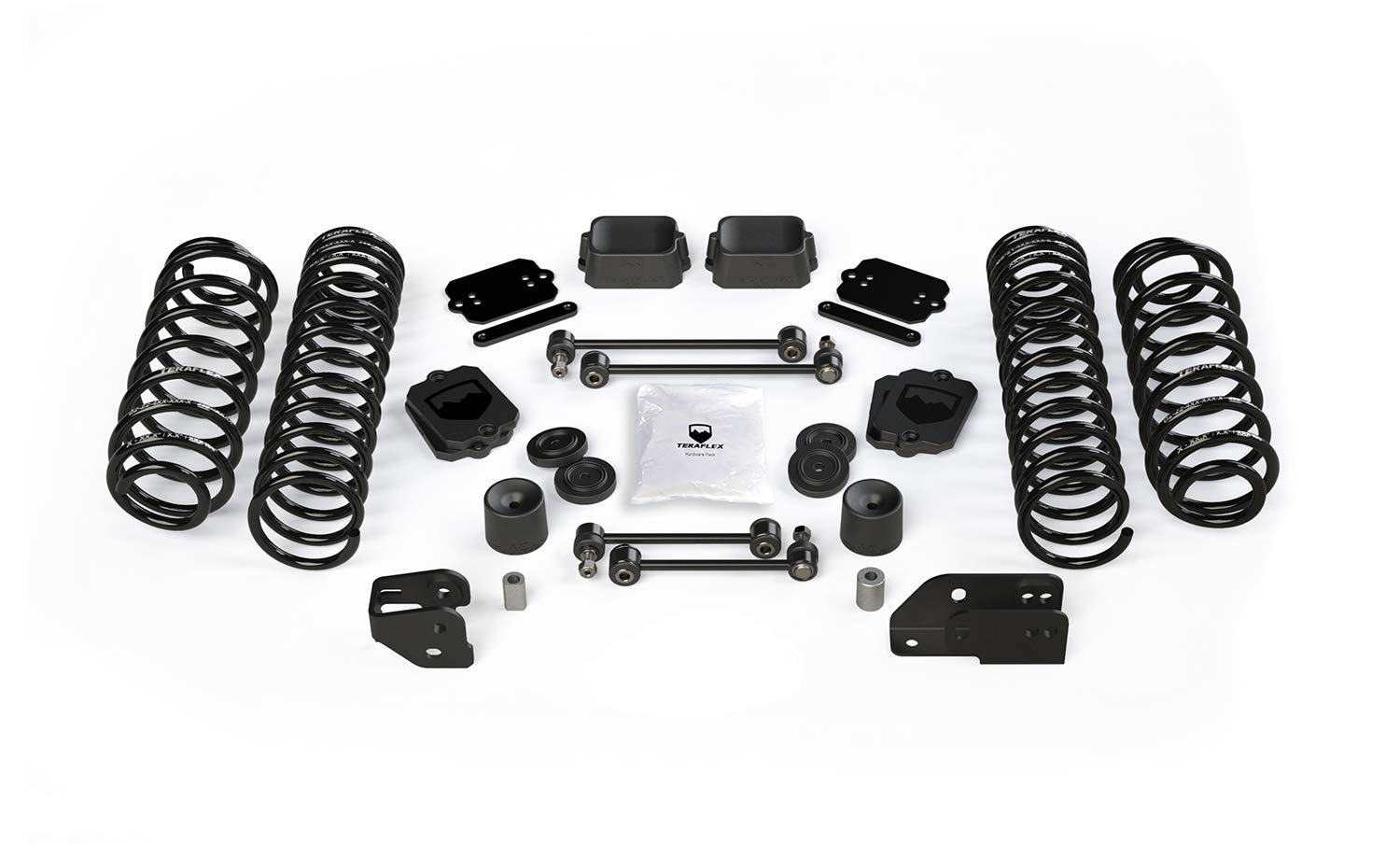 4dr TeraFlex JL: 4.5” Coil Spring Base Lift Kit – No Shock Absorbers