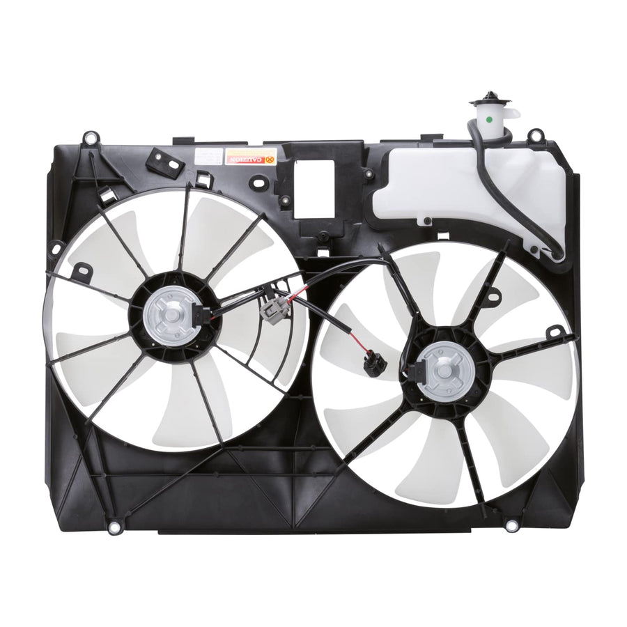 Cooling Fan Assembly TYC 620970 Compatible with 2004-2005 Toyota Sienna, Black