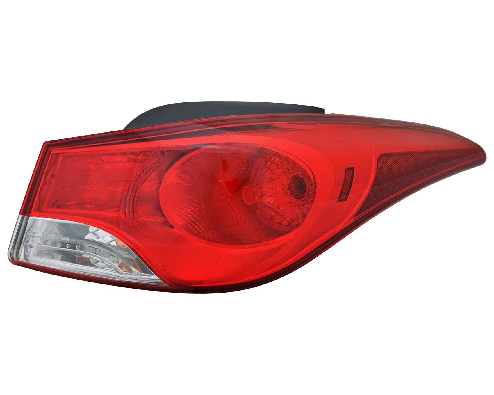 Right TYC Tail Light Assembly Compatible with 2011-2013 Hyundai Elantra
