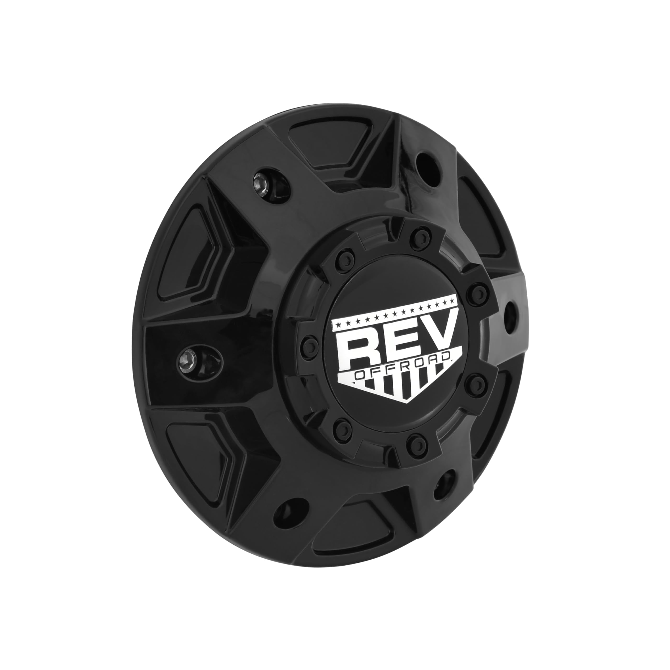 C10895B-6 REV Wheels 895 Series Cap - Gloss Black - 6-Lug
