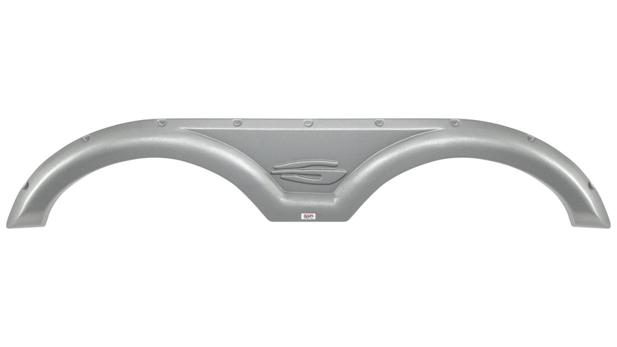 Tandem Axle Fender Skirt FS2333 ICON 14136 for Gulf Stream - Metallic Silver