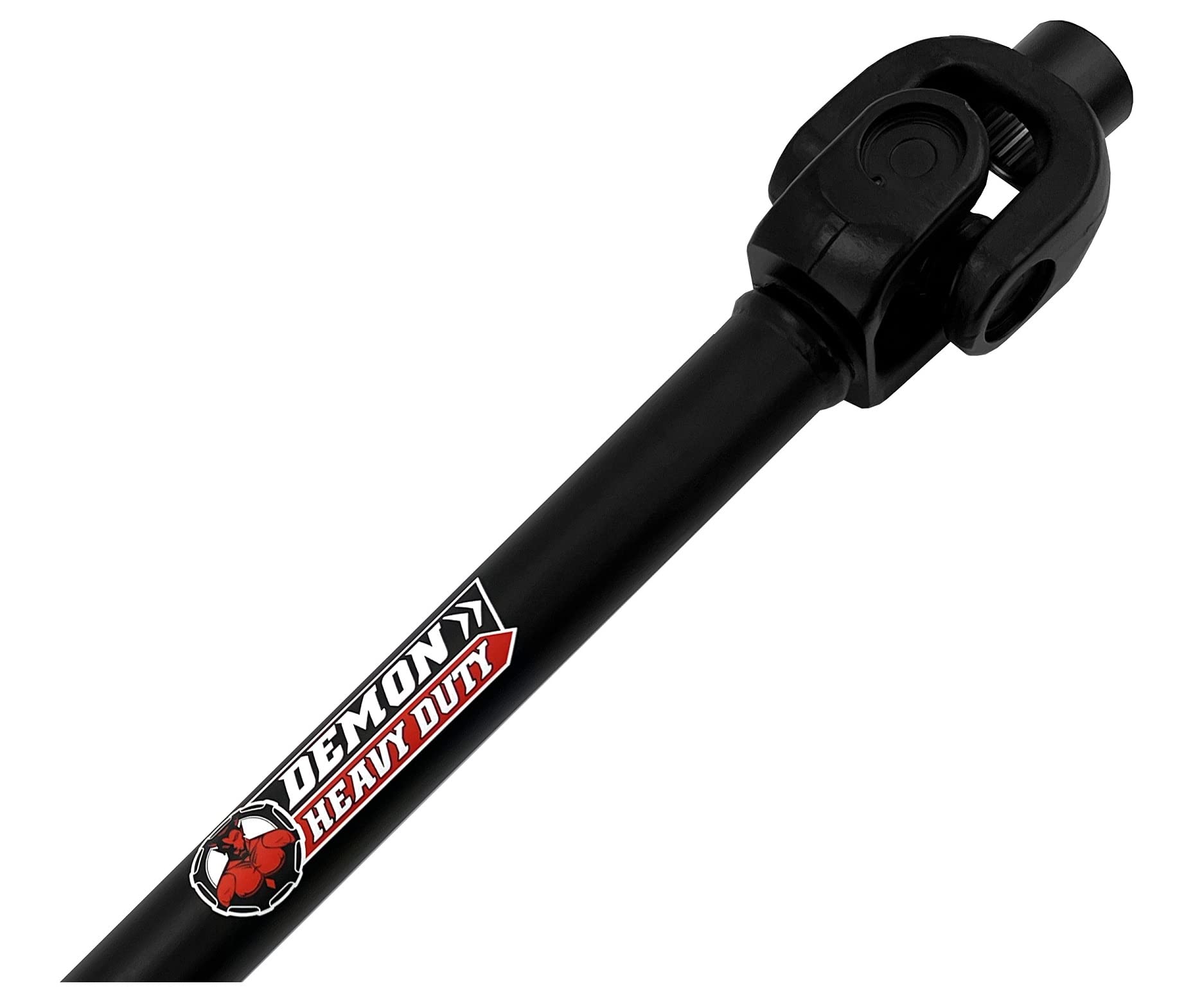 Rear Rugged Propeller Shaft for (2013-14) Can Am Outlander 1000 Max, In Heat Treated Carbon Steel & Powder Coated Black Shafts for Extreme Durability, U-Joints Greased Fittings OEM: 705501259