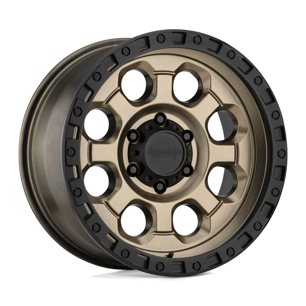 AR201 American Racing 16X8 6X5.5 M-BRZ BLK LIP 00MM - AR20168068600
