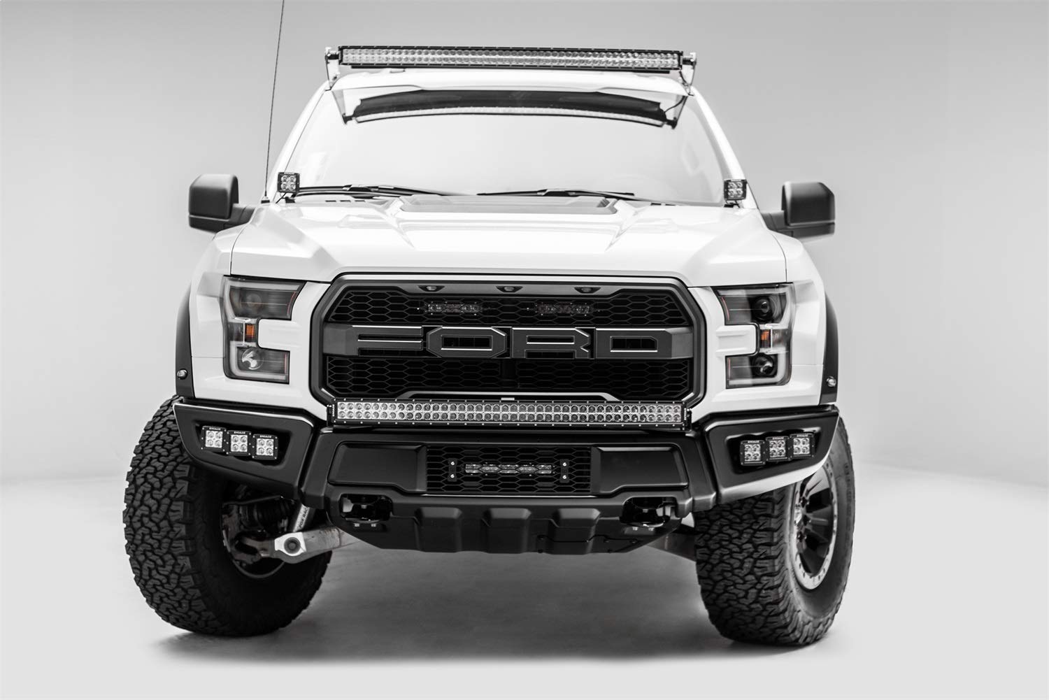 ZROADZ Front Bumper Kit Z325662-KIT, Black, 1 Pack