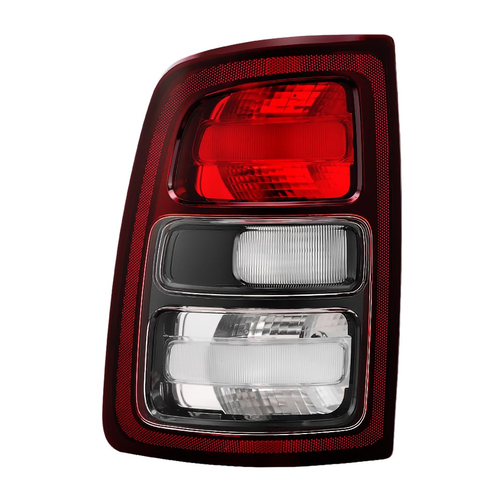 Dodge Ram 2500 Spyder (POE) 19-24 Halogen Big Horn/Tradesman Black Bezel Red Len Tail Light - OE Left (No Harness)