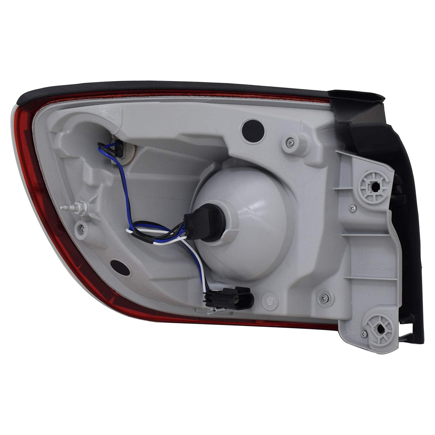 Right TYC Tail Light Assembly Compatible with 2008-2012 Buick Enclave