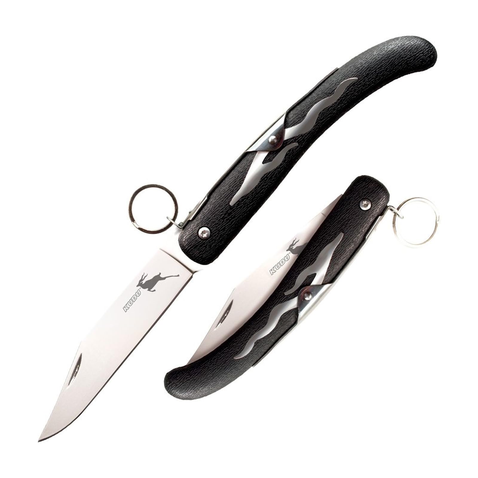 Kudu Cold Steel 4.25" 5Cr15MoV Steel Clip Point Razor-Sharp Blade 5.75" Zy-Ex Handle Everyday Carry Folding Knife w/Ring Lock