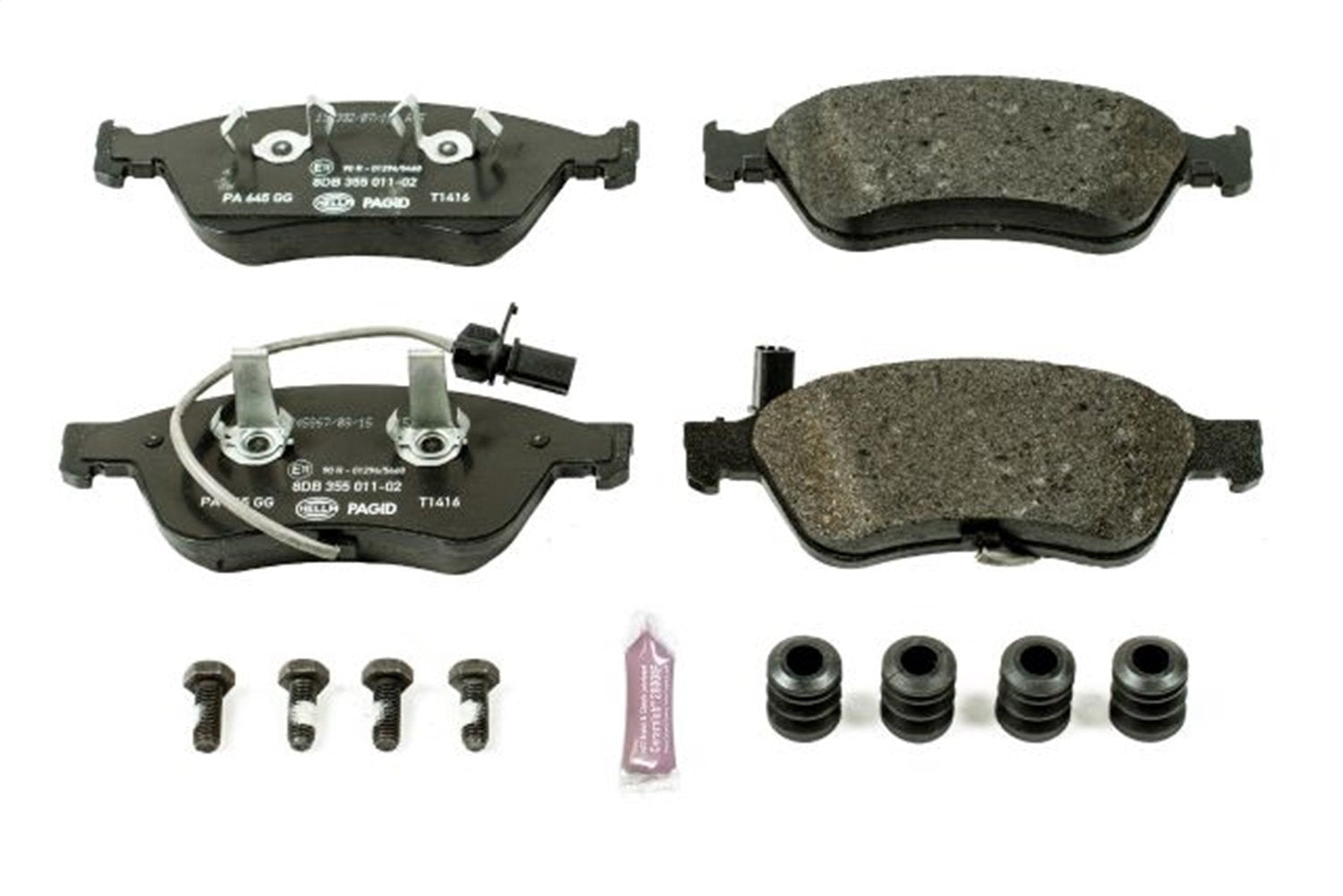 EuroStop Premium Brake Pads Power Stop ESP1102 w/Hardware INCLUDED IN EUROSTOP BRAKE KIT