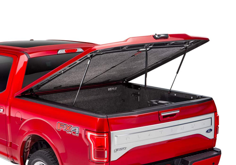 UnderCover RealTruck Elite LX One-Piece Truck Bed Tonneau Cover | UC2168L-PQ | Fits 2015 - 2018 Ford F-150 (PQ - Race Red) 6' 7" Bed (78.9")