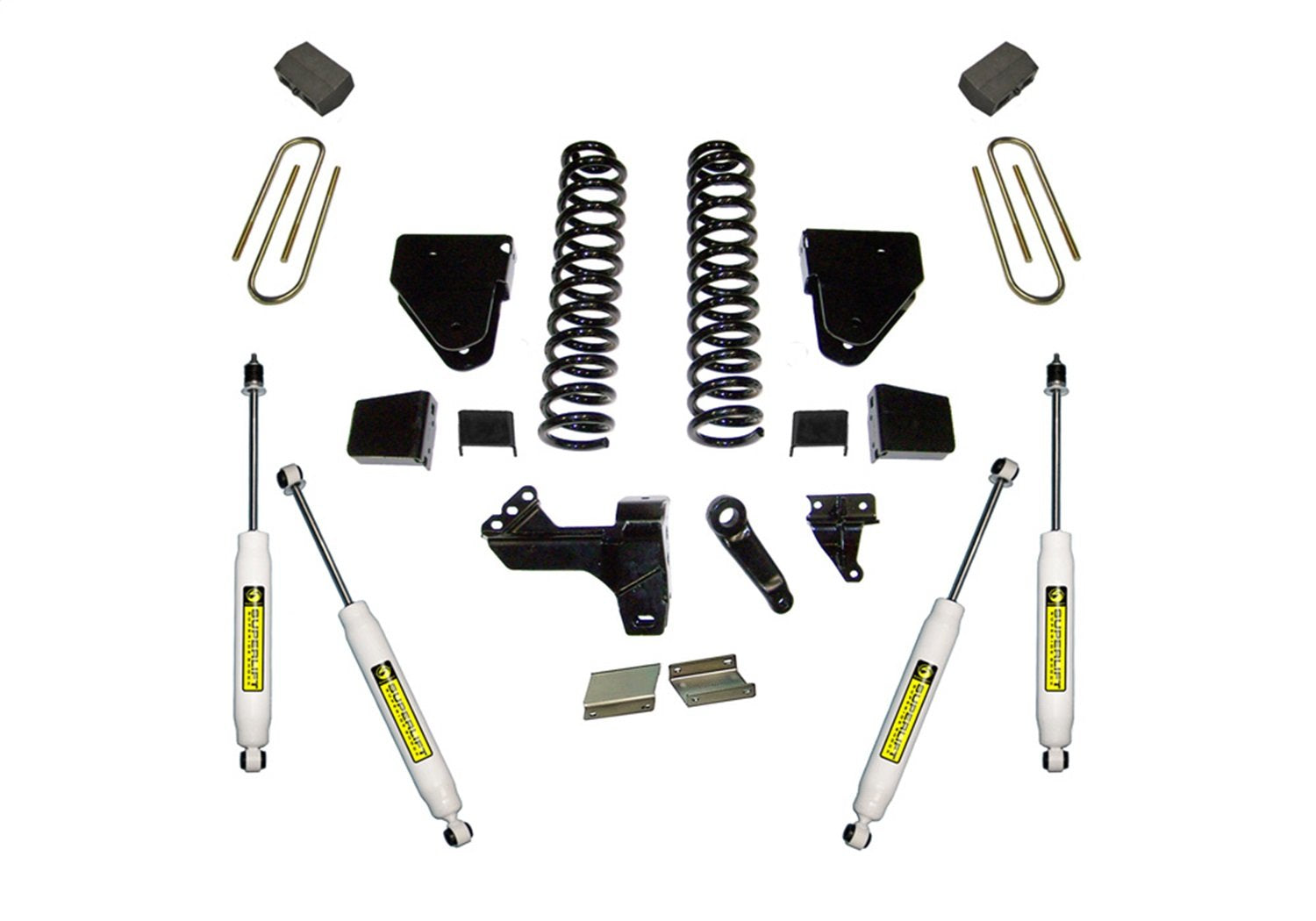 SUPERLIFT REALTRUCK SUSPENSION 6" Lift Kit for Ford F-250/F-350 | Complete Lift Kit with Front & Rear Shadow Series Shocks | K878 | Fits 2011-2016 Ford F-250 / F-350 4WD Diesel