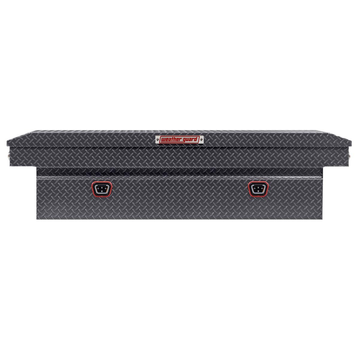 Weather Guard Saddle Box Model 127-6-04, Aluminum, Full Standard, Gunmetal Gray, 11.0 cu ft