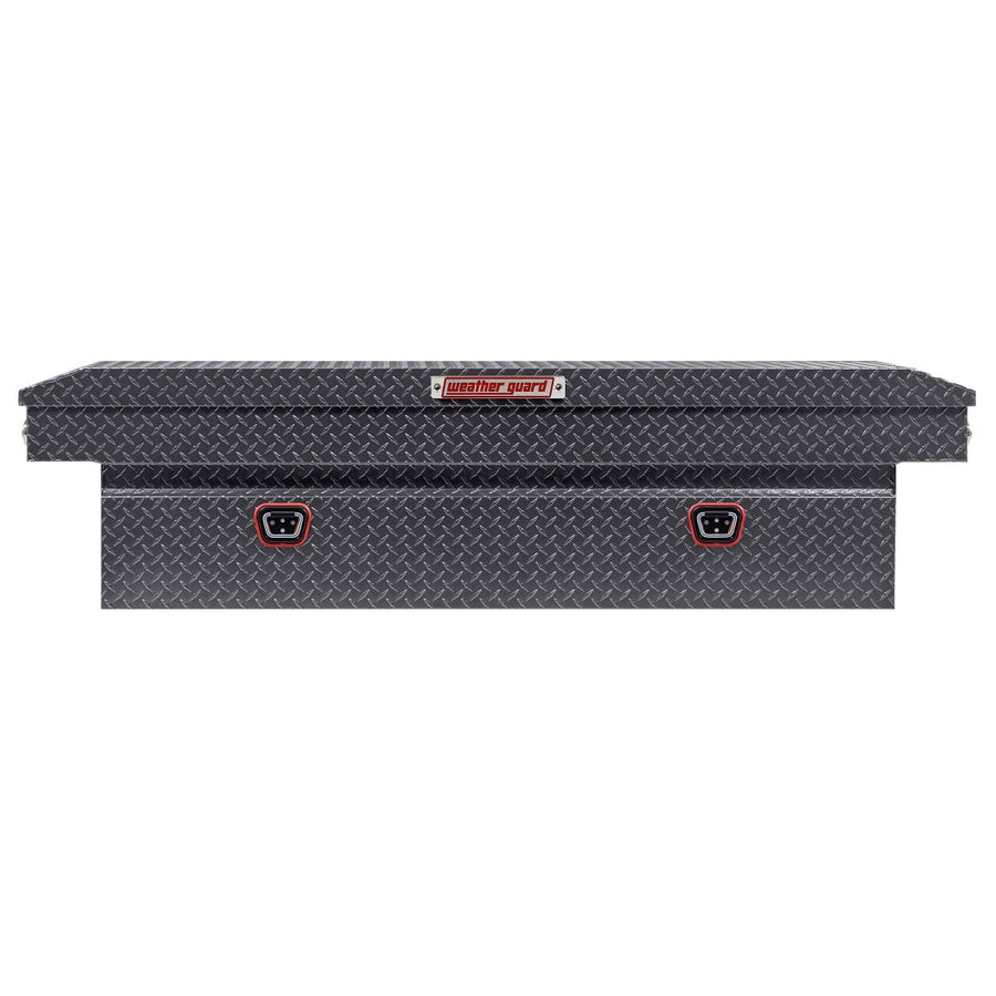 Weather Guard Saddle Box Model 127-6-04, Aluminum, Full Standard, Gunmetal Gray, 11.0 cu ft