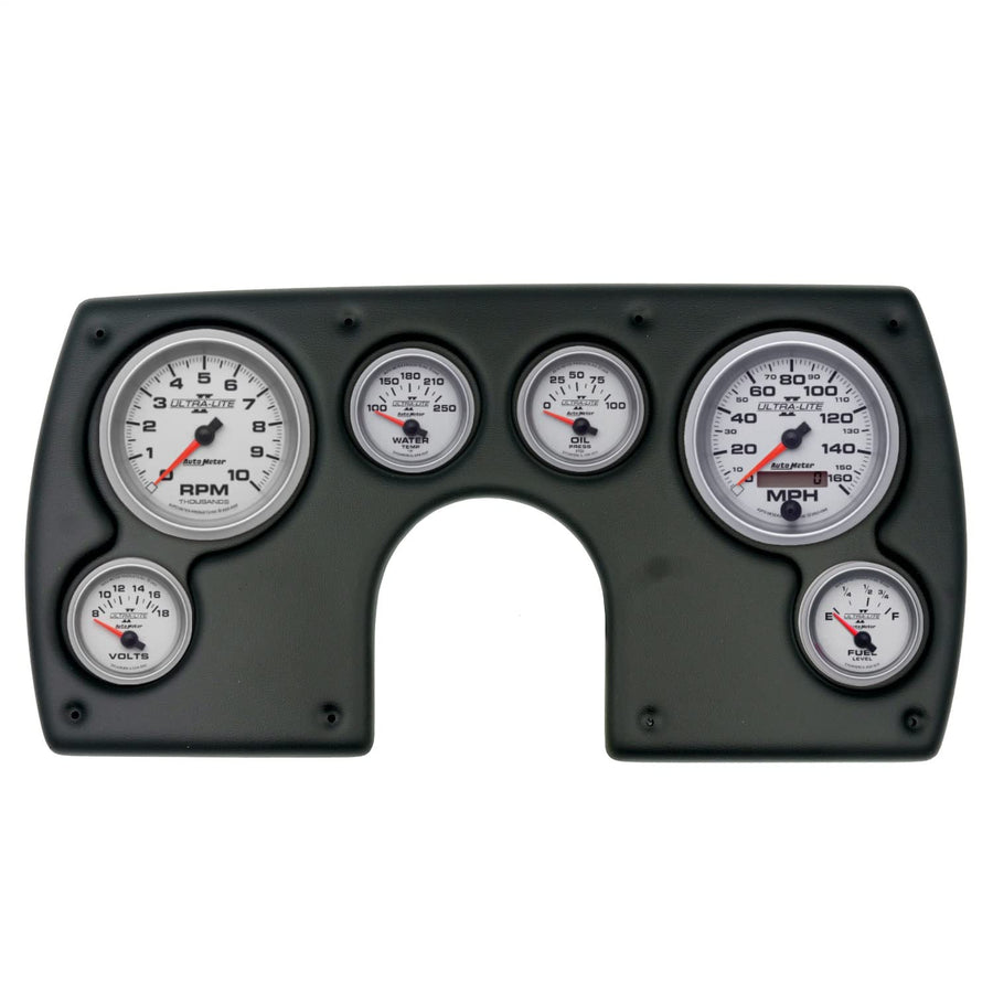 AutoMeter Dash Kit Direct Fit, (3 3/8" X2, 2 1/16" X4), Chevy Camaro 69, Ultra-Lite Ii (2921-14)